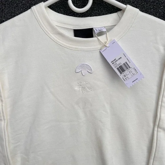 Adidas x Alexander‎ Wang White Ivory XL Crewneck NWT - Picture 2 of 6